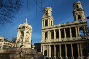 A famosa igreja de St Sulpice, em St Germain