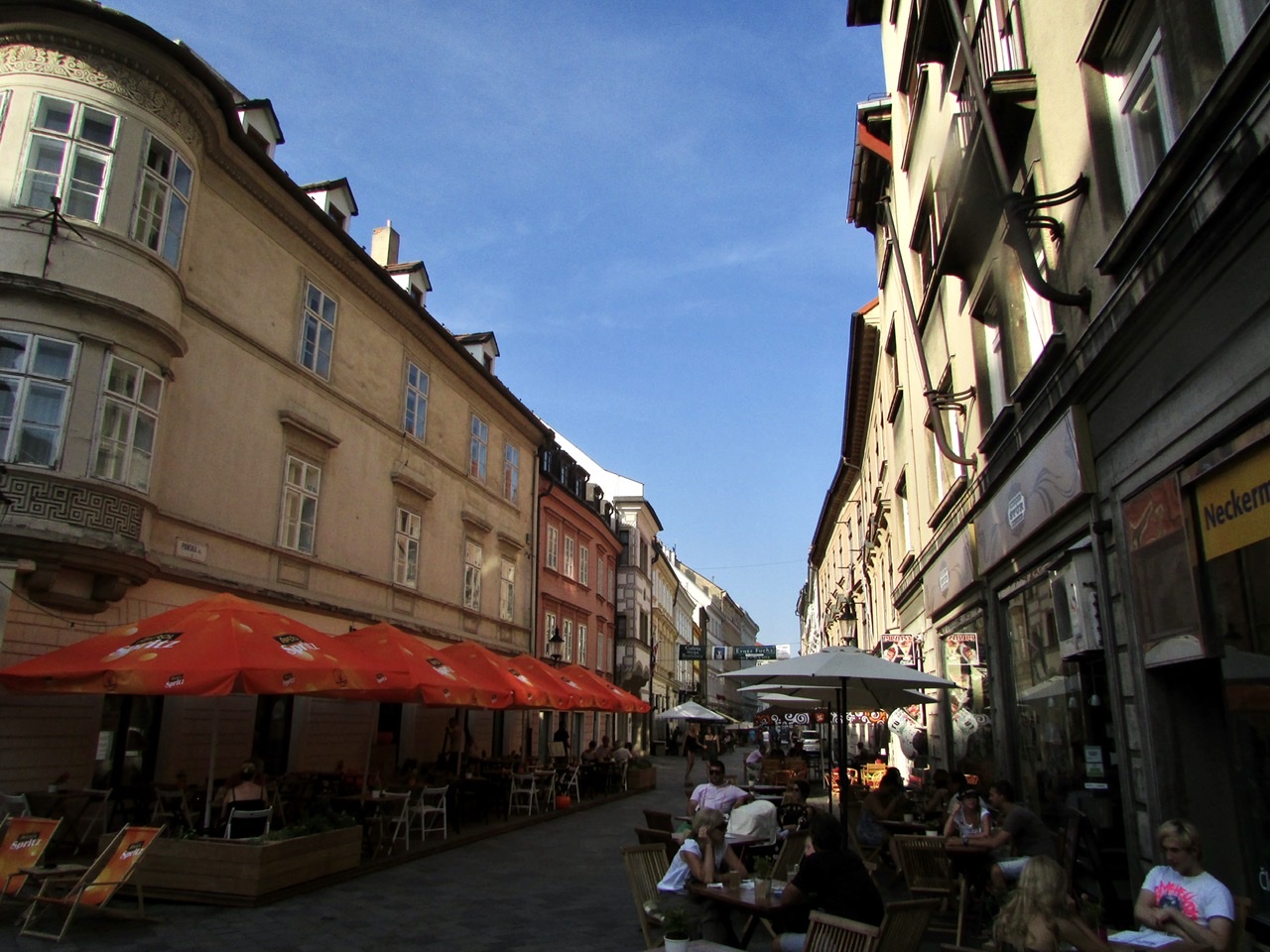 Panska, a rua boêmia de Bratislava