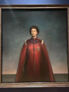 Um dos retratos mais famosos da Rainha Elizabeth II, ainda na sua juventude.