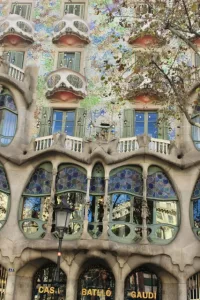 Fachada da Casa Battló em Barcelona