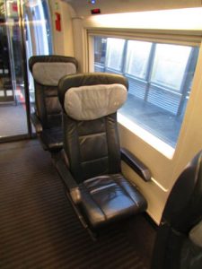 Poltrona individual da primeira classe - mais confortável impossível!